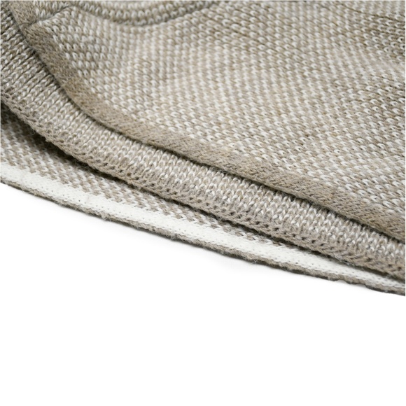 FRATELLI TALLI Knit Collar Scarf OS Beige Wool Alpaca Blend Made In Italy - Picture 12 of 14